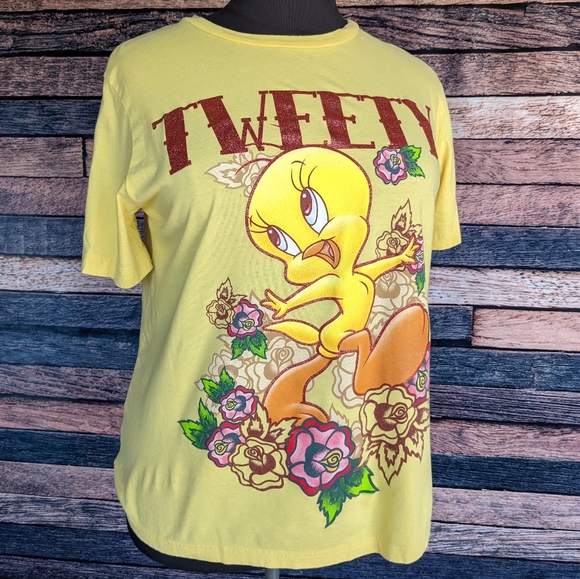 Happy Tweety Vintage Yellow Tee - Picture 5 of 7